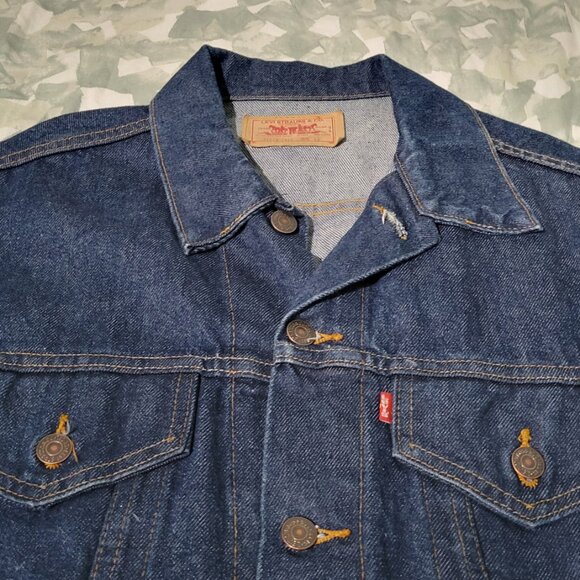 Vintage Levi's Type III Trucker 1980s 1990s Jean Denim Jacket - Made in USA! - Picture 2 of 5